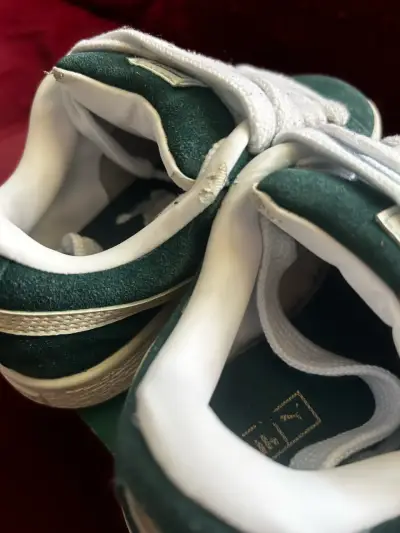 Zapatillas deportivas Puma verde y blanco - miniatura 3