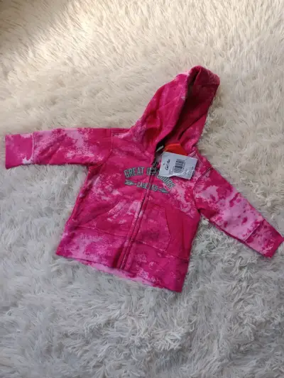 Polerón infantil rosa con capucha Cabela's - miniatura 1