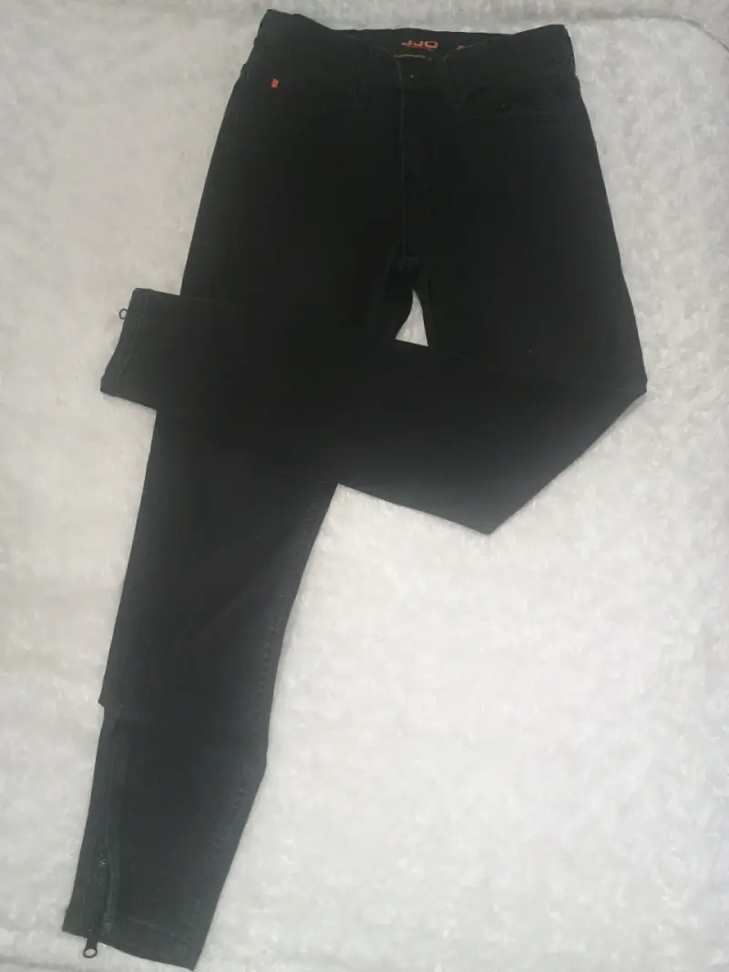 Jeans negros ajustados JJO para niño