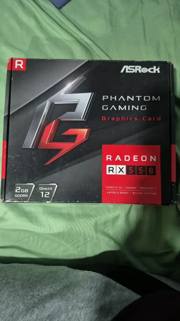 Tarjeta gráfica ASRock Radeon RX 550 2GB - 1