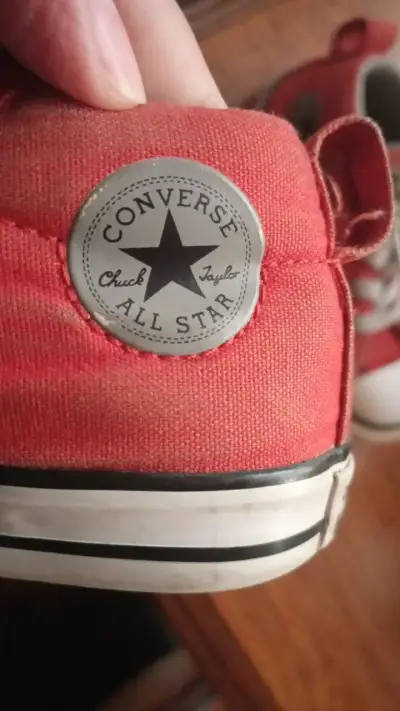 Zapatillas Converse All Star rojas para niños - miniatura 2