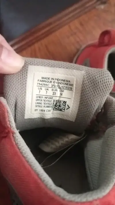 Zapatillas Converse All Star rojas para niños - miniatura 3