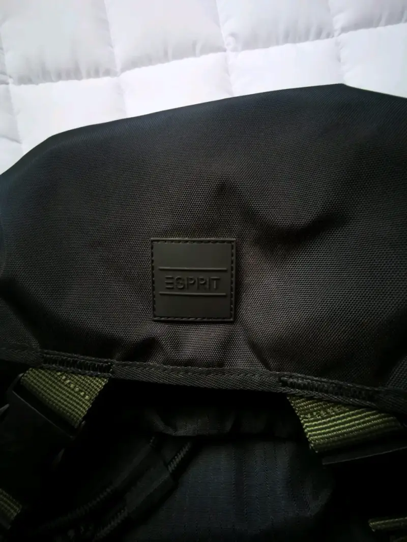 Mochila Esprit negra con bolsillos - 3