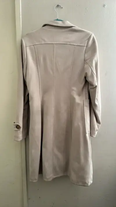 Abrigo beige elegante para mujer Lola - miniatura 2