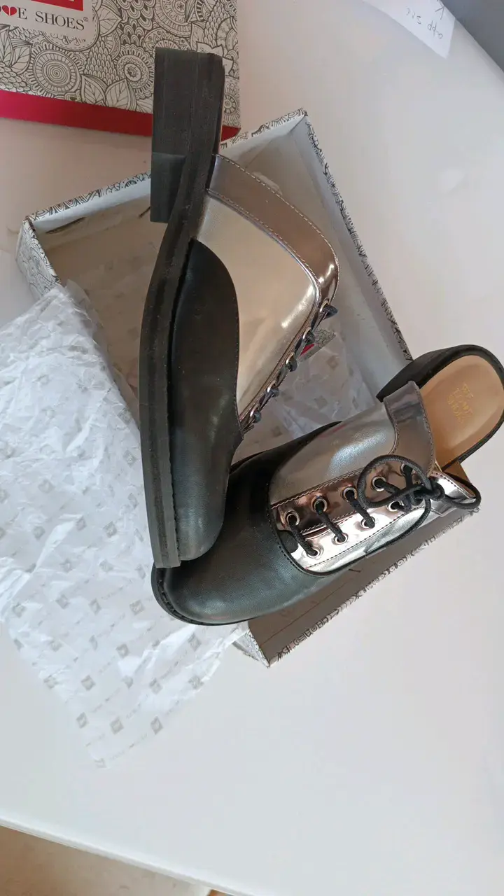 Zapatos WS negros y plateados para mujer - 3