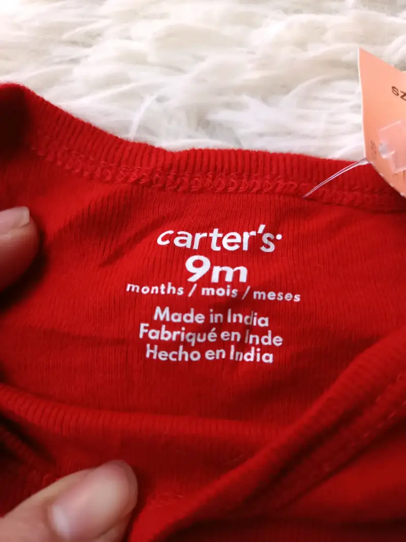 Body rojo para bebé 'My First Valentine's Day' - 3