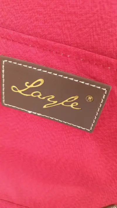 Bolso de mano rojo marca Lazle - miniatura 4
