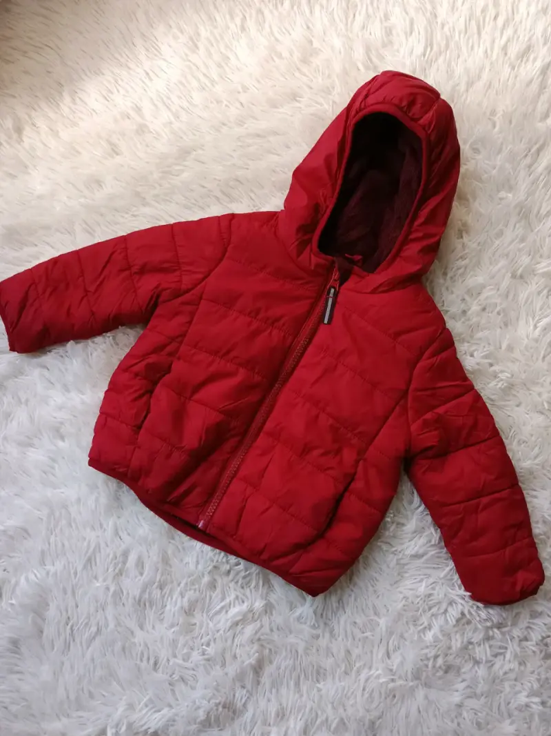 Chaqueta roja de invierno para niños - 1