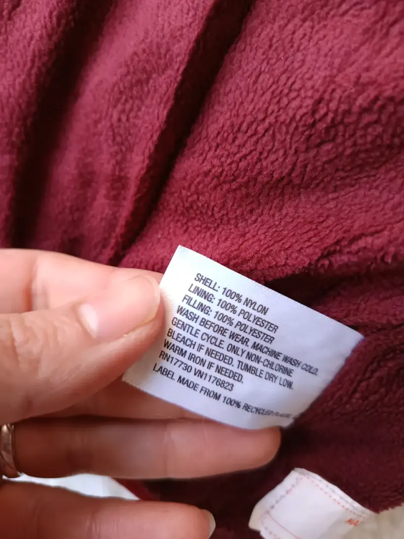 Chaqueta roja de invierno para niños - 5
