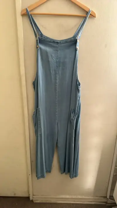 Enterito de mezclilla azul casual - miniatura 1