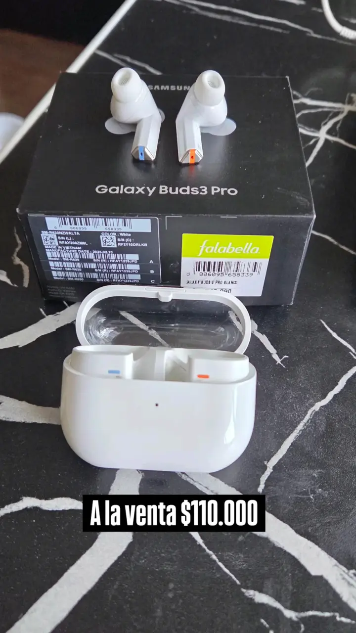Audífonos Galaxy Buds3 Pro blancos - 6