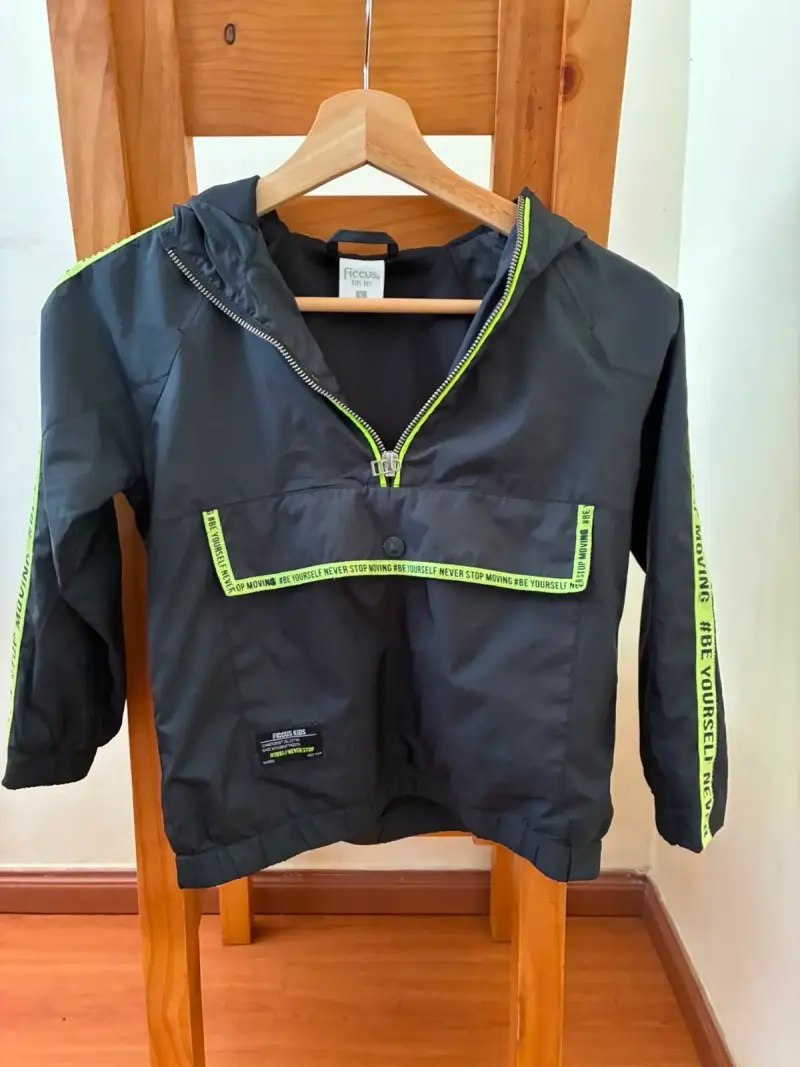 Polar infantil con capucha diseño étnico - 3