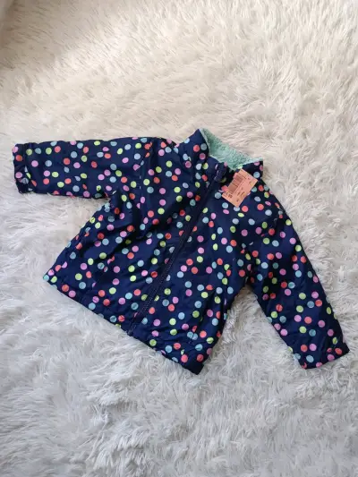 Chaqueta infantil con diseño de lunares - miniatura 1