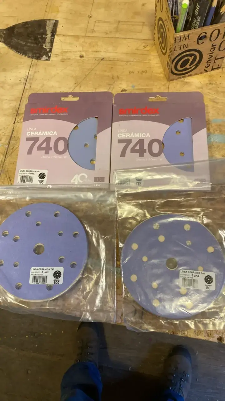 Discos abrasivos Smirdex cerámica 740