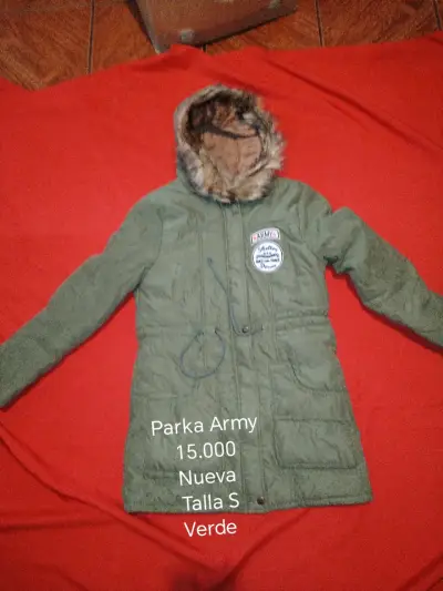 Parka blanca para mujer con capucha - miniatura 4