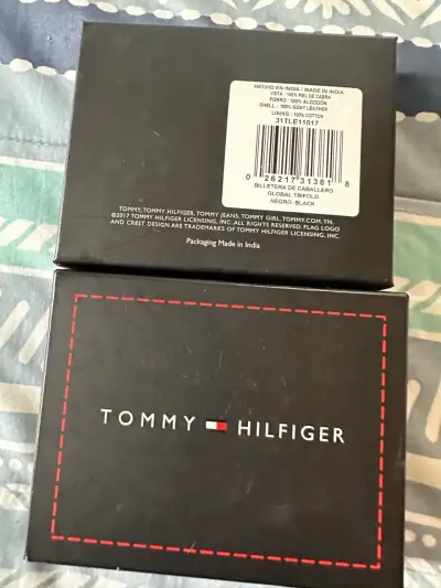 Billetera de cuero Tommy Hilfiger marrón - miniatura 2