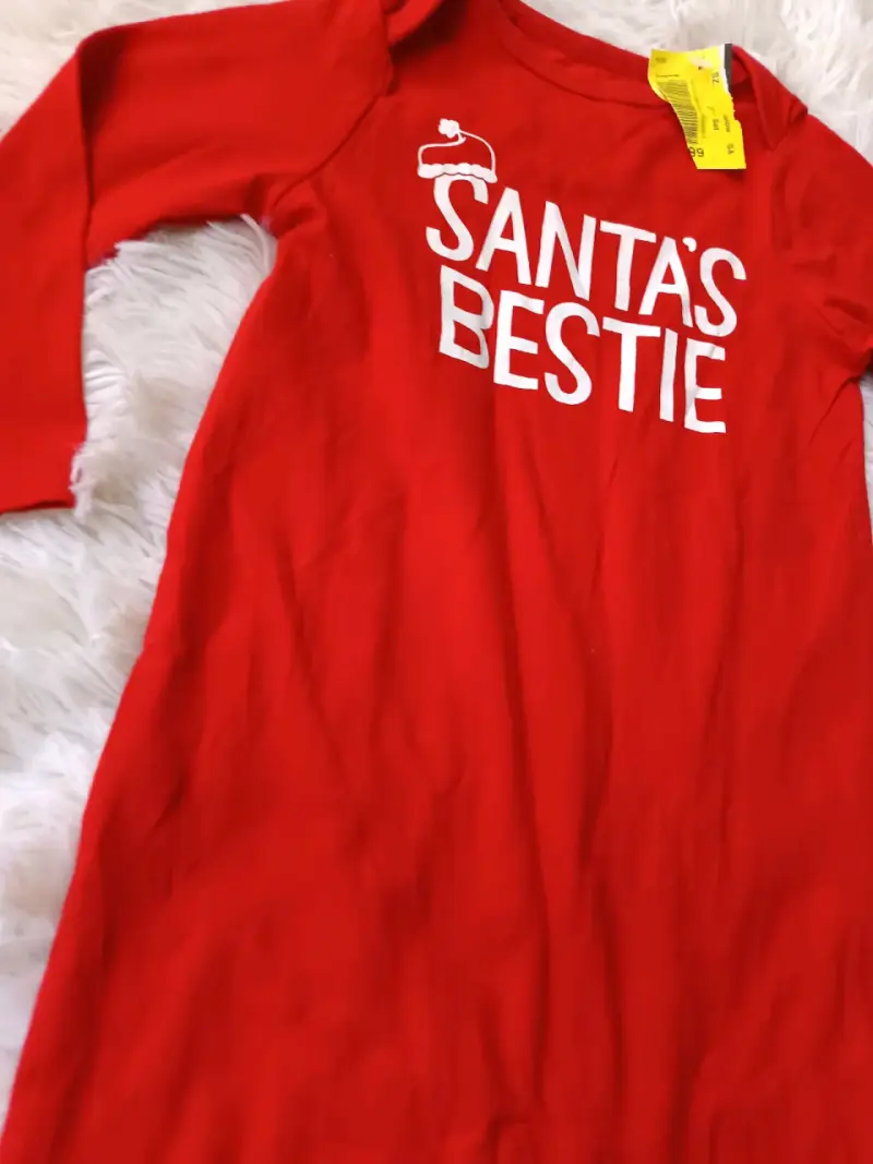 Pijama rojo infantil 'Santa's Bestie' - 2