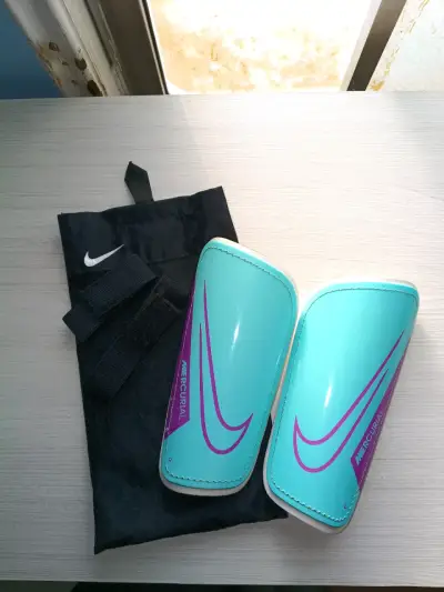 Canilleras Nike Mercurial turquesa - miniatura 3