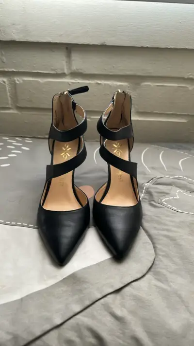 Zapatos de tacón negros Nine West elegantes - miniatura 1