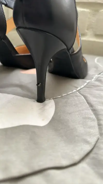 Zapatos de tacón negros Nine West elegantes - miniatura 3