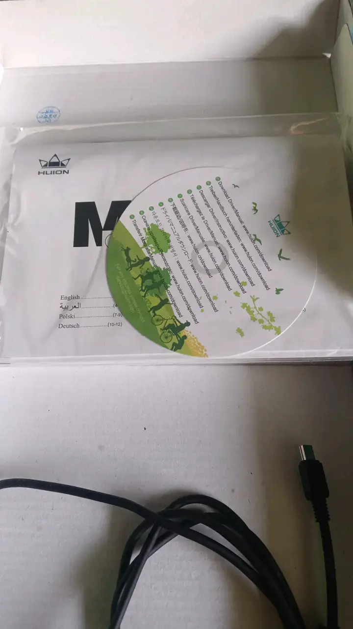 Tableta gráfica Huion USB con lápiz - 4