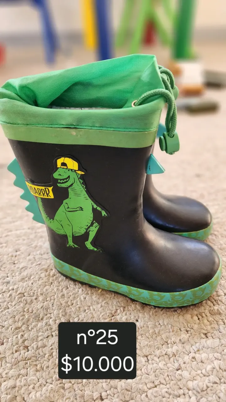 Botas de agua talla 25 Bubble Gummers