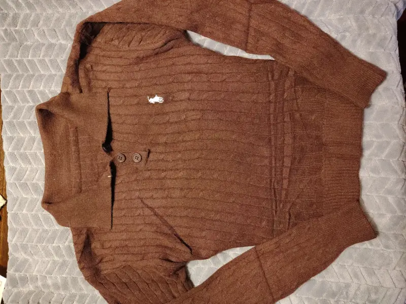 Suéteres de lana con cuello polo variados - 10