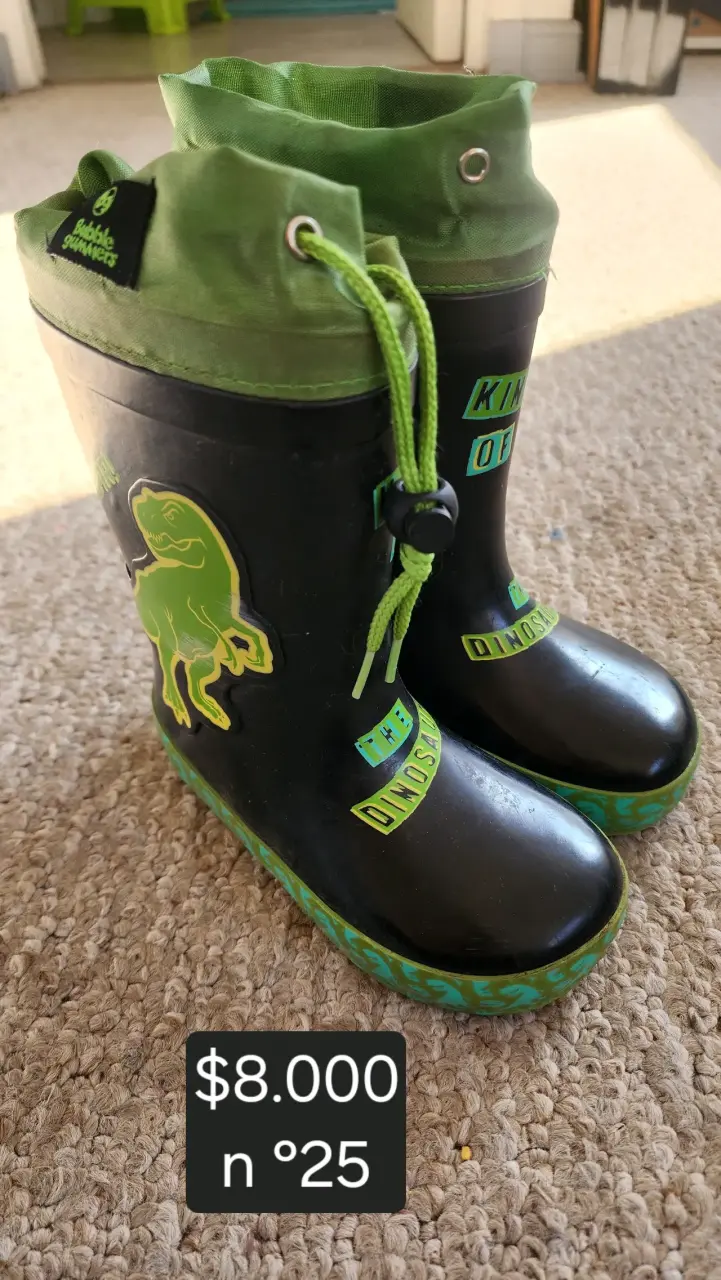 Botas de agua talla 25 Bubble Gummers
