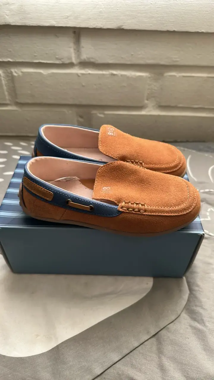 Mocasines de gamuza para niños talla 29 - 2