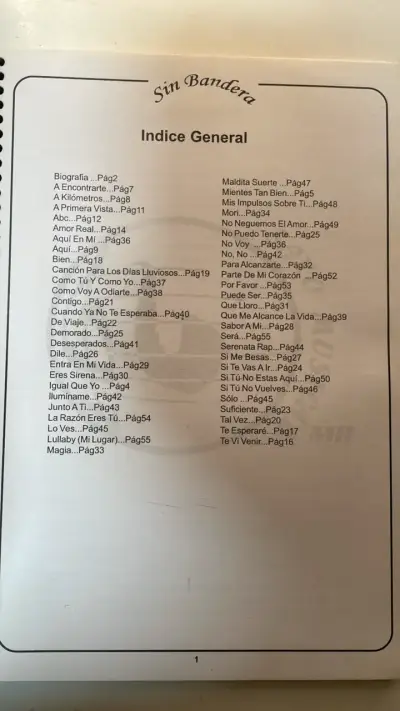 Libro Sin Bandera Canciones y Biografía - miniatura 4