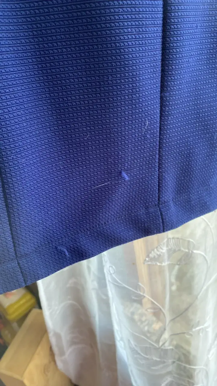Vestido azul elegante sin mangas - 3