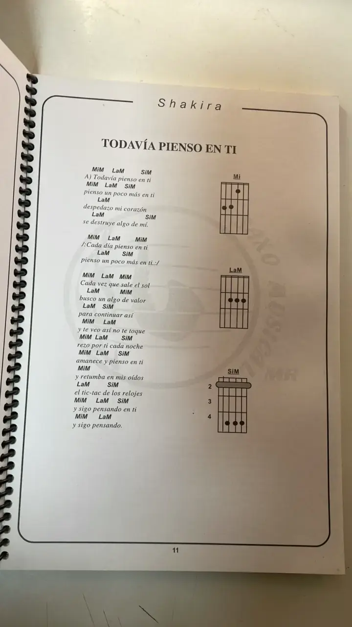 Libro de canciones y biografía de Shakira - 3