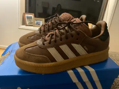 Zapatillas Adidas Samba marrones - miniatura 1