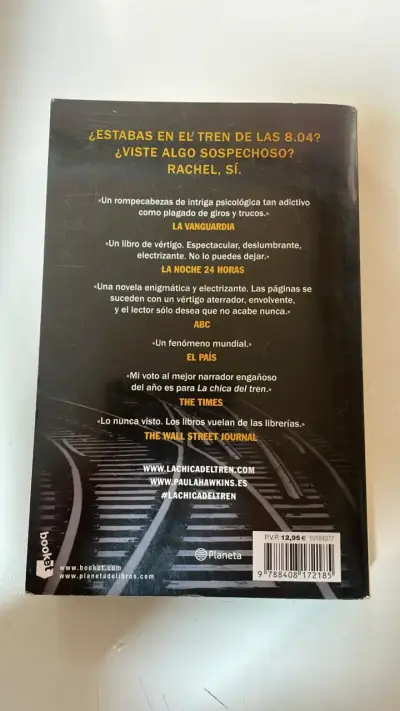 Libro 'La chica del tren' de Paula Hawkins - miniatura 2