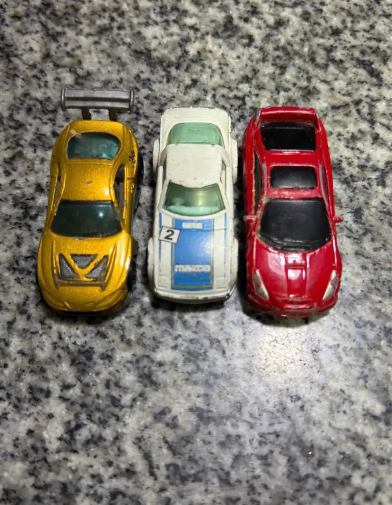 Lote de autos hot wheels usados - 2