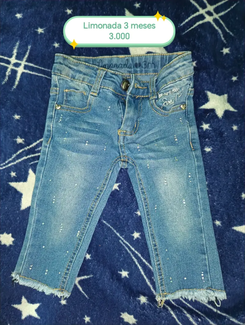 Jeans para bebé Limonada 3 meses - 1