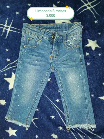 Jeans para bebé Limonada 3 meses - miniatura 1