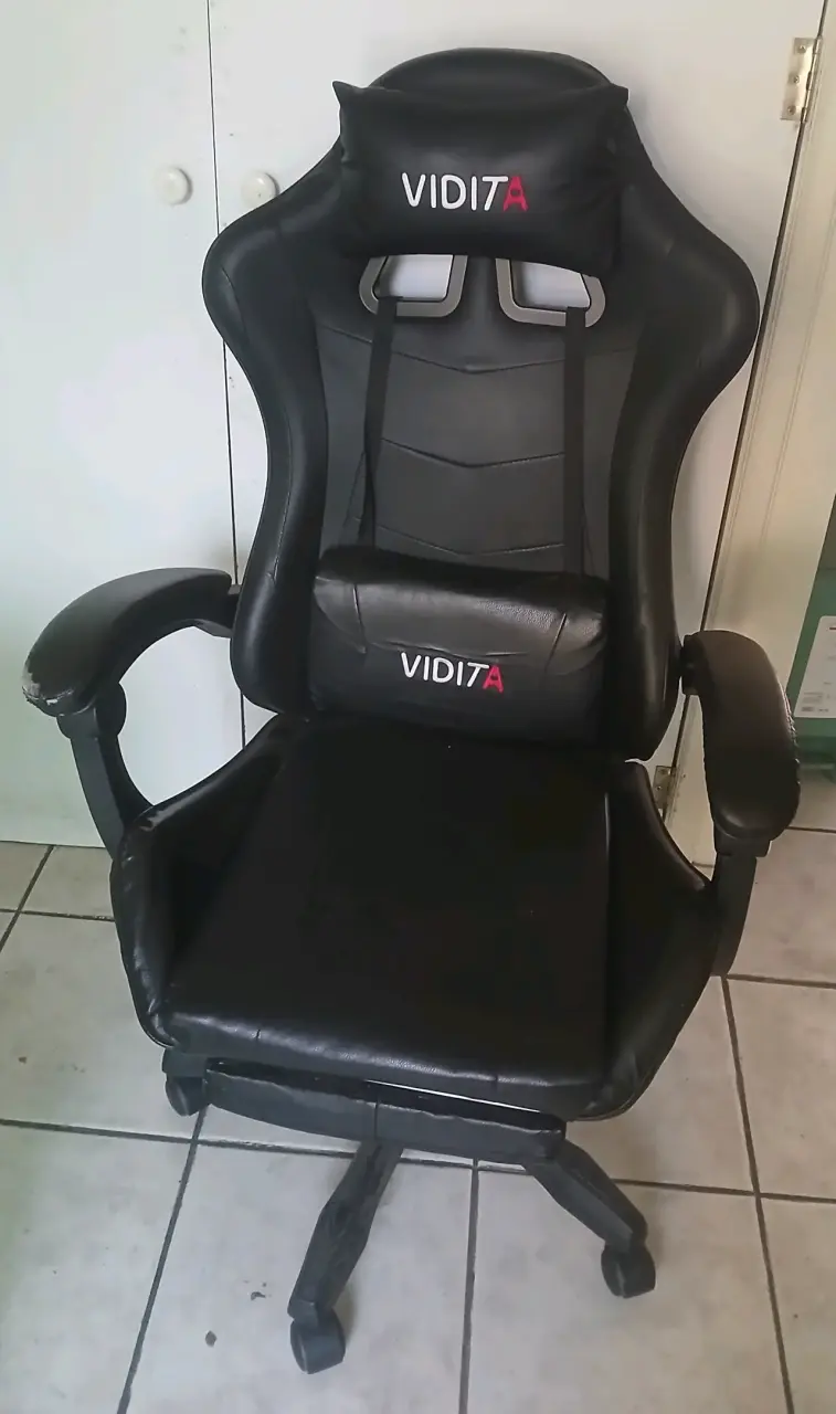 Silla gamer Vidita negra ergonómica - 3