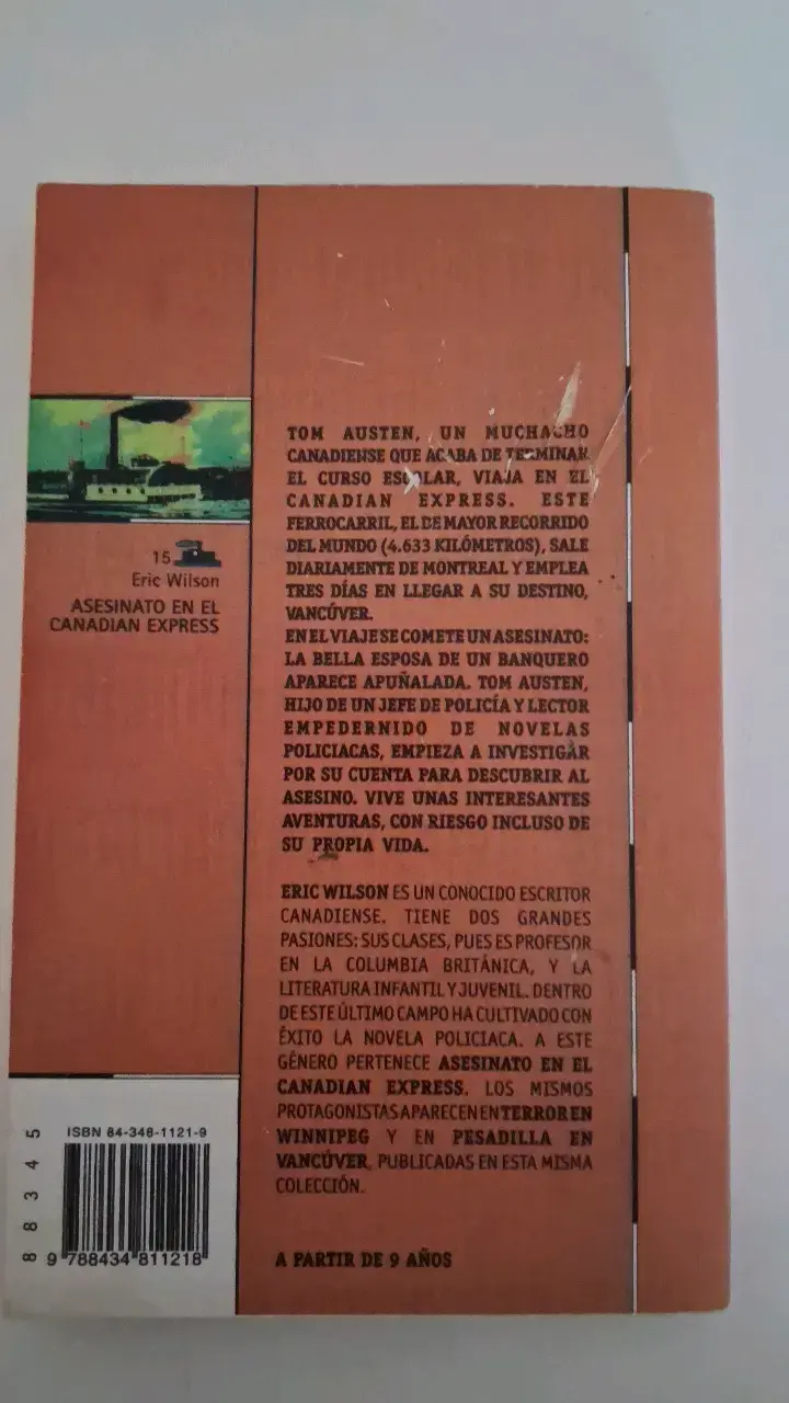 Libro 'Asesinato en el Canadian Express' de Eric Wilson - 2