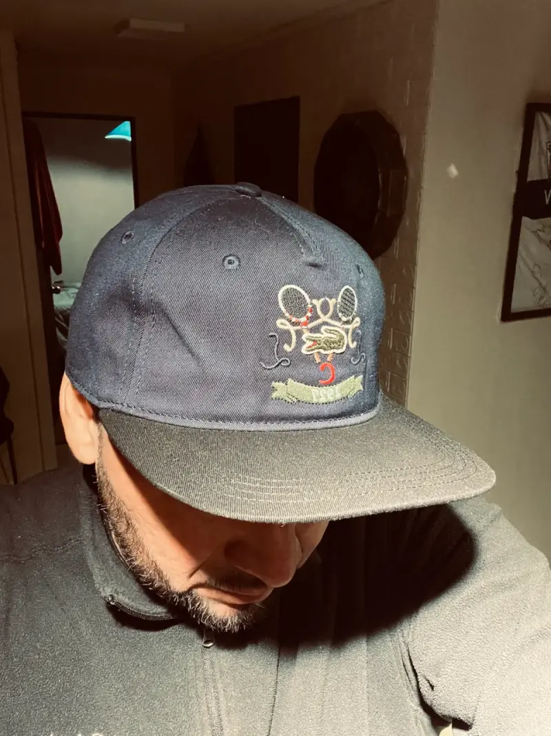 Gorra azul Lacoste - 3