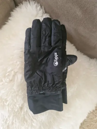 Guantes térmicos negros marca lippi - miniatura 1