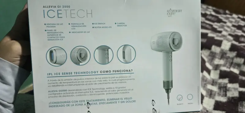 Depiladora Laser GAMA Alevia GI2500 blanco - 6