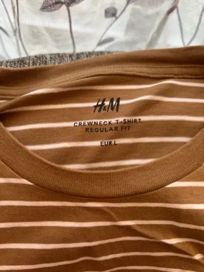 Polera a rayas marrón H&M - miniatura 2