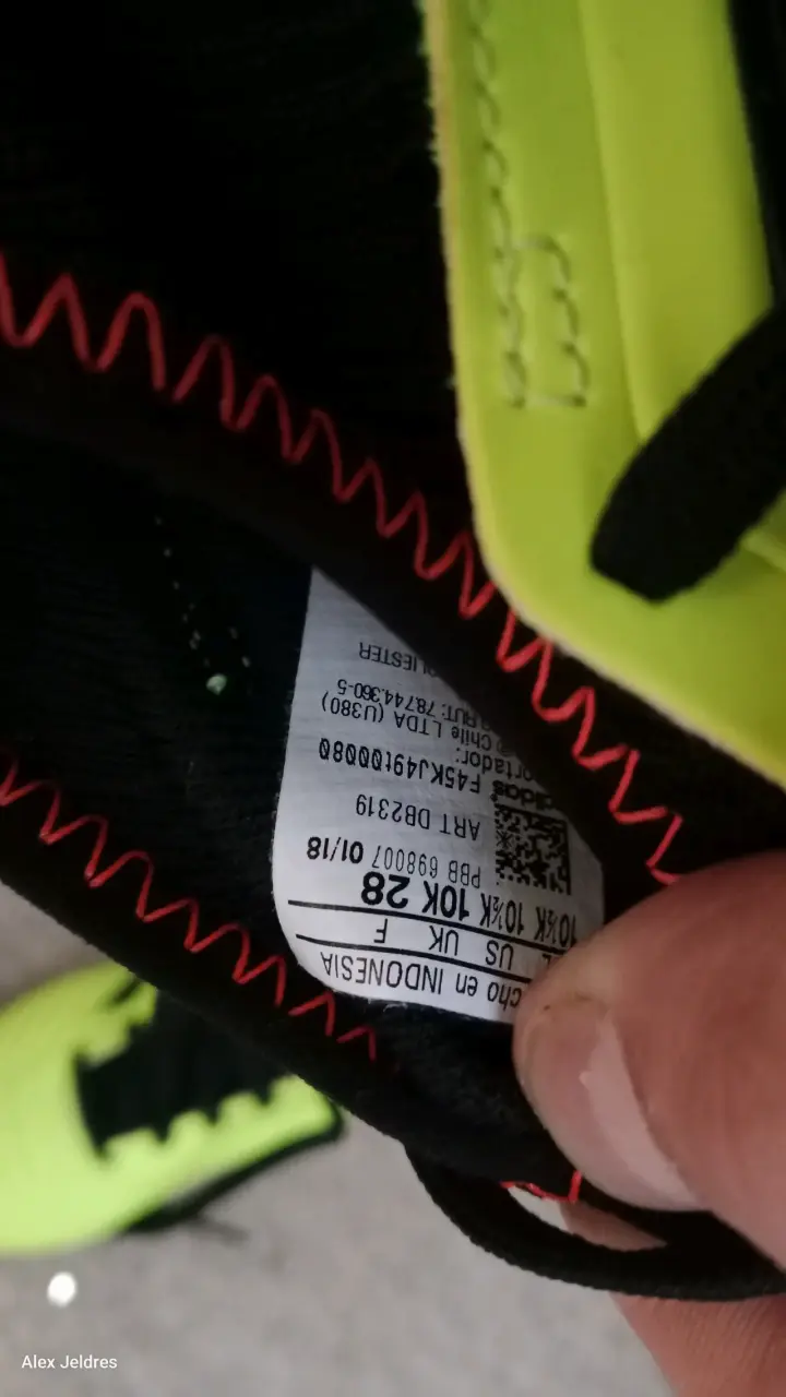 Botines de fútbol Adidas Predator amarillo neón - 2