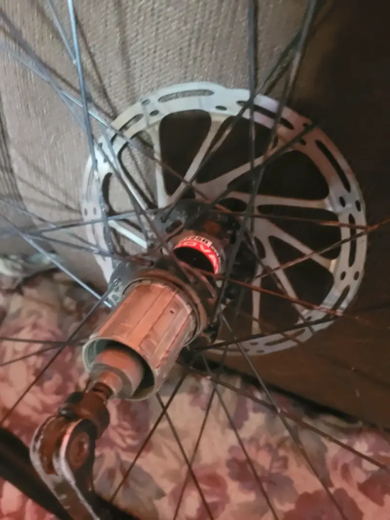 Rueda de bicicleta con disco de freno - 3