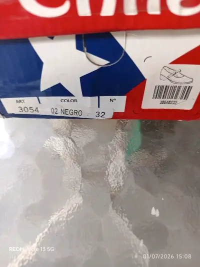 Zapatos cueca negros con hebilla - miniatura 3