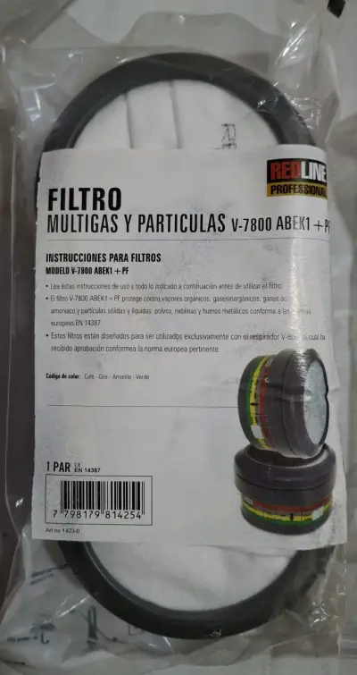 Kit multigás RDL con respirador y filtros - miniatura 4