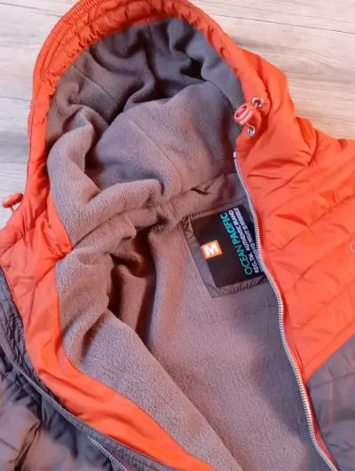 Parka juvenil Ocean Pacific bicolor con capucha - miniatura 6