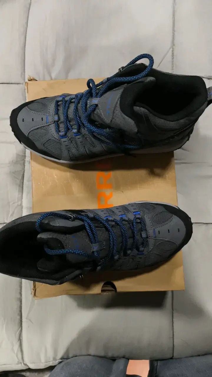 Botas de trekking Merrell impermeables gris - 4