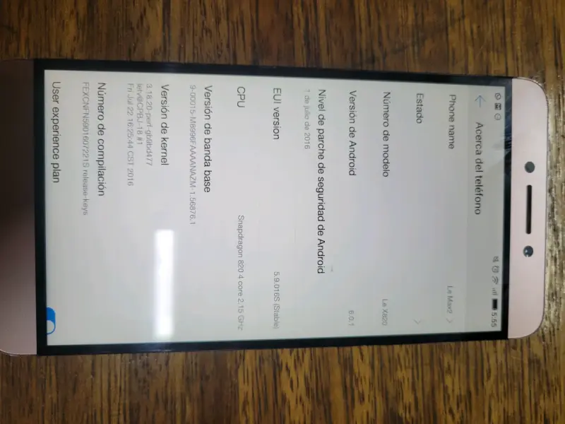 Smartphone LeEco Le X820 - 3